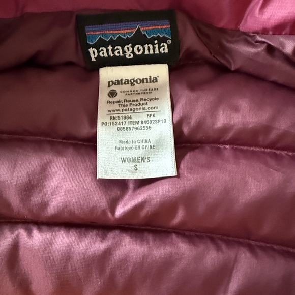 Patagonia Vibrant Pink Puffer Jacket Women’s S - Picture 5 of 5
